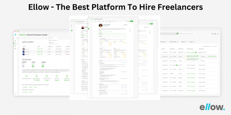 Ellow Is The Best Freelancer Software Developer Hiring Platform