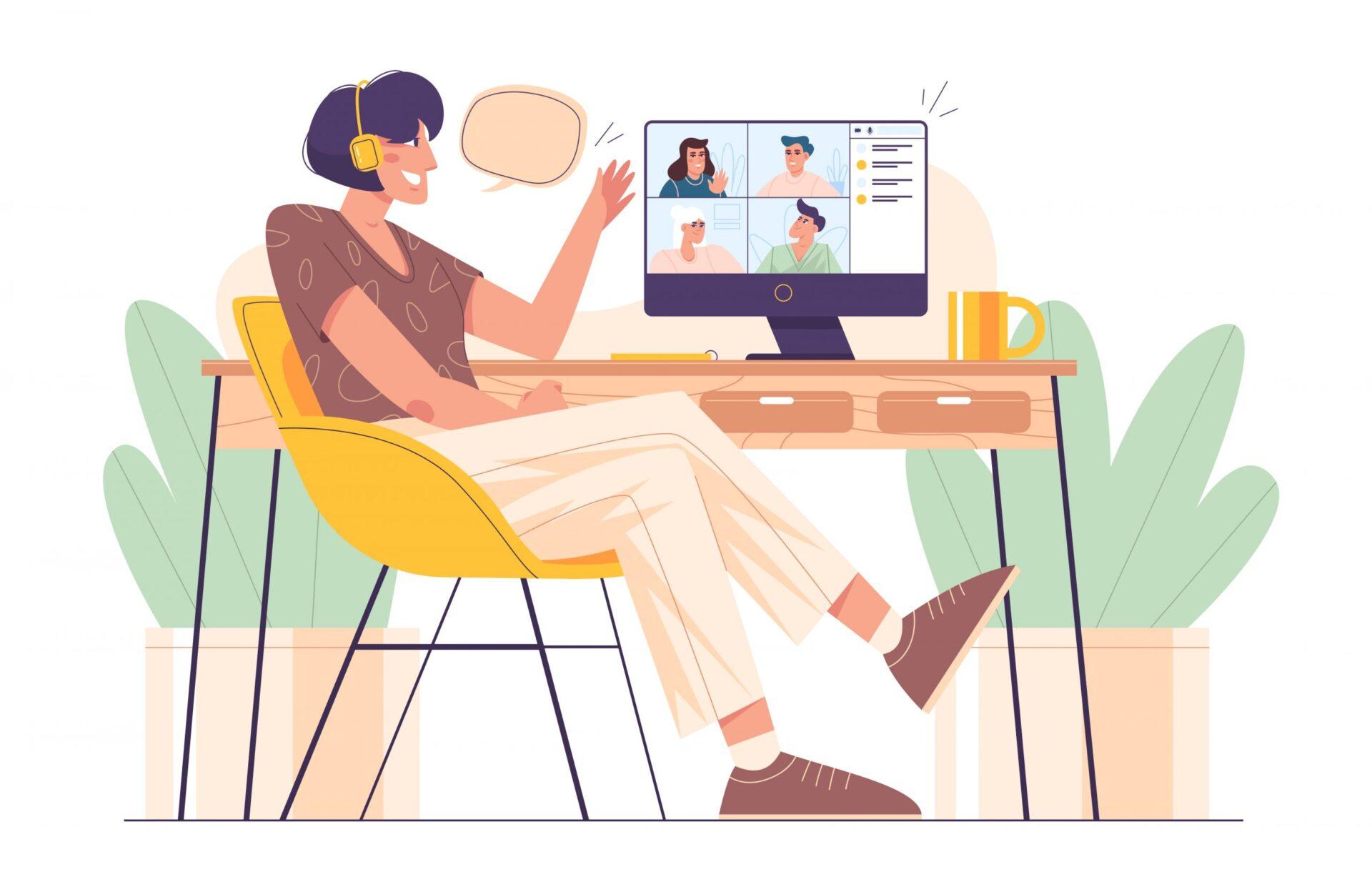 Communicating in remote work