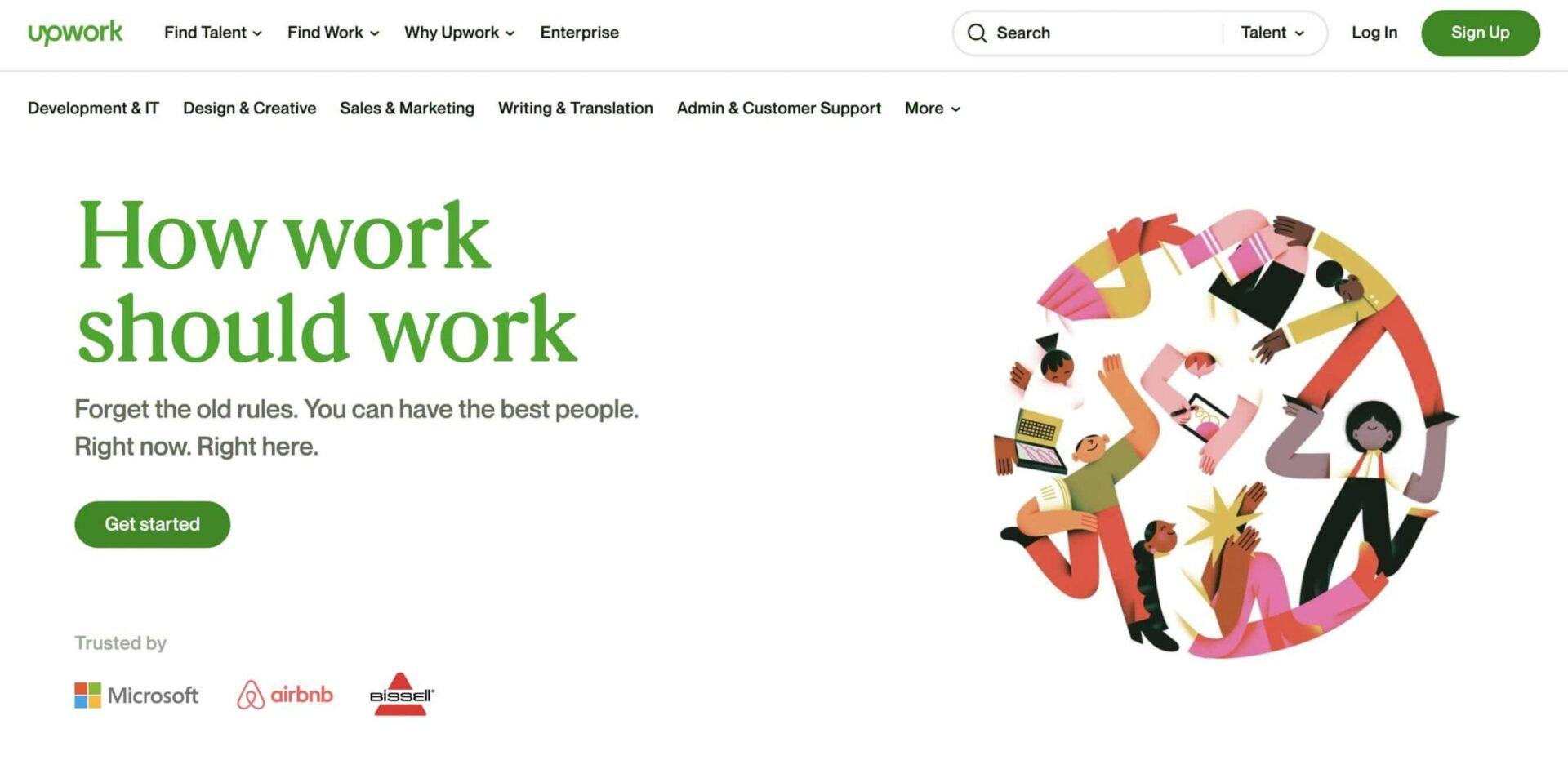 Upwork Website