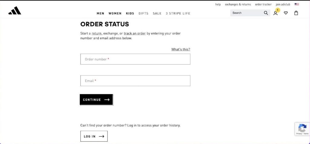 Order Tracking