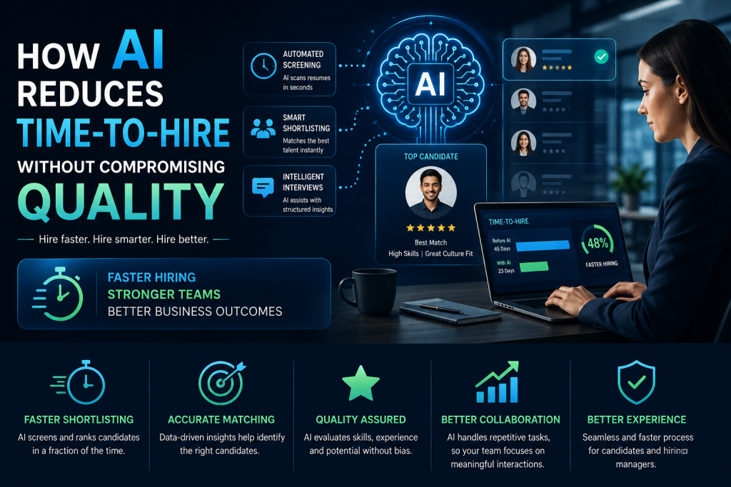 How AI Reduces Time-to-Hire Without Compromising Quality