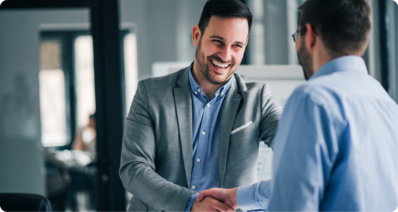 Business handshake