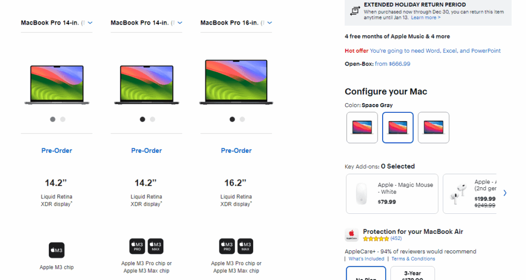 Product Comparison
